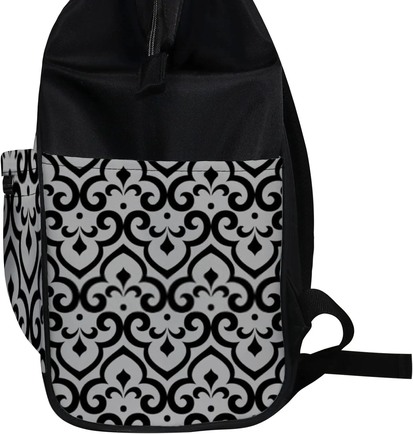 Abstract Pattern Arabian Style Seamless Background Diaper Bag Backpack, waterproof backpack Baby Nappy Changing Bags Laptop Backpack for Travel, Large Capacity, Durable and Stylish for Woman and Men.