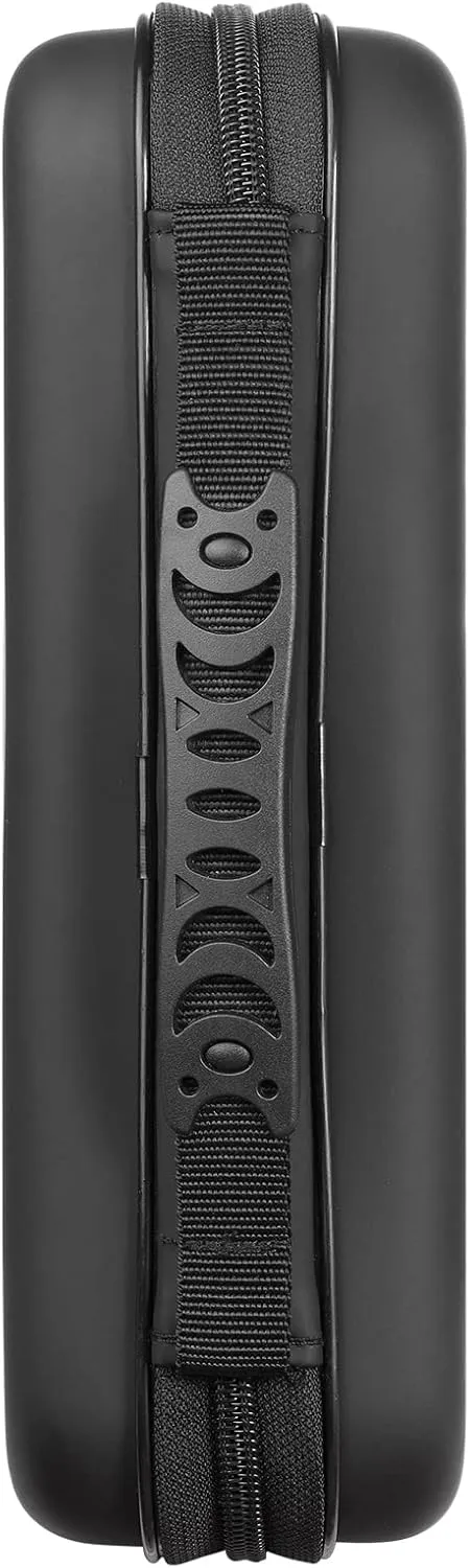 alavisxf xx CD Case, 192 Capacity EVA Protective Blu-ray DVD Case Portable Zipper CD Case Holder Disc Storage Organizer Wallet Bag for Car Home Travel (192 Capacity, Black192)