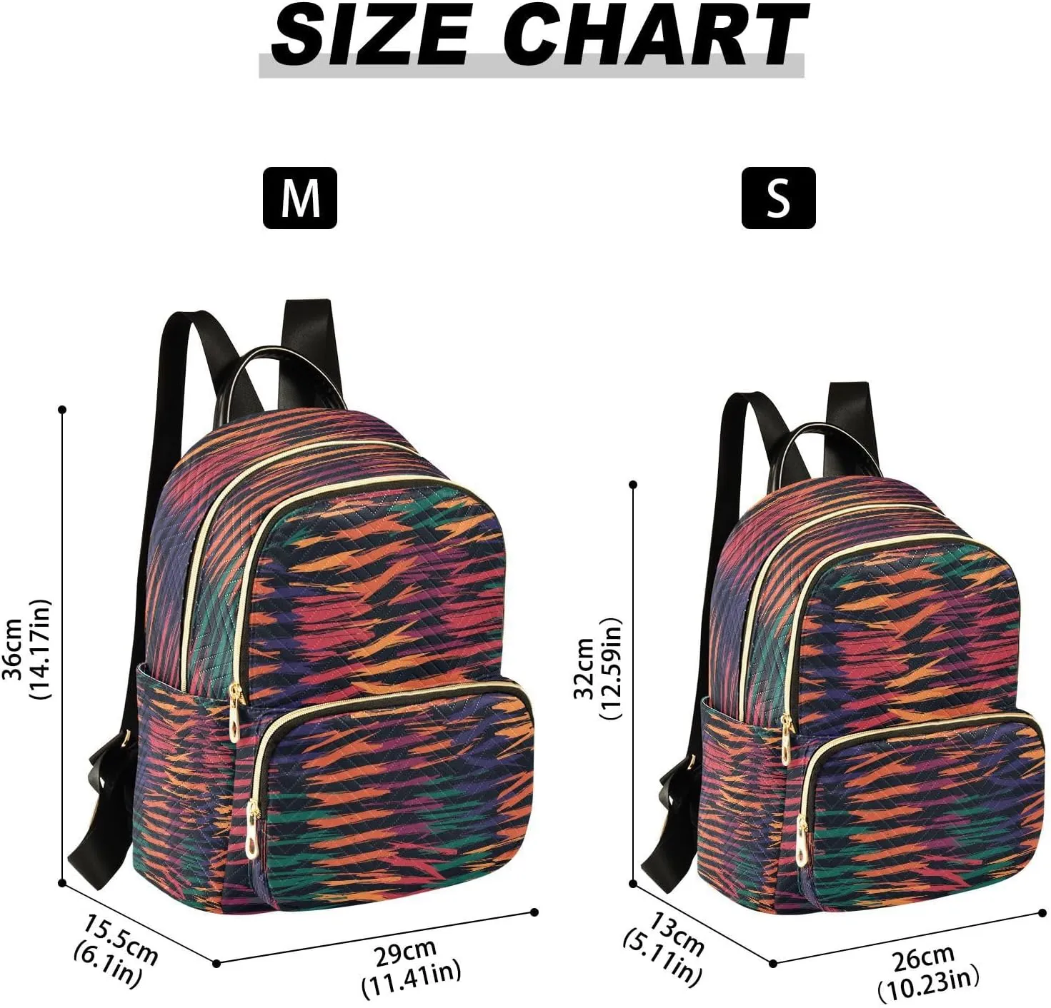 ALAZA Colorful Camouflage Women Backpack Purse Ladies Fashion Shoulder Bag Daypack Travel Bag 10L