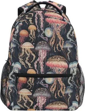 ALAZA Various Jellyfish Kids School Backpack for Boys Girls Teens Bookbag Travel Daypack Bag 16 inch