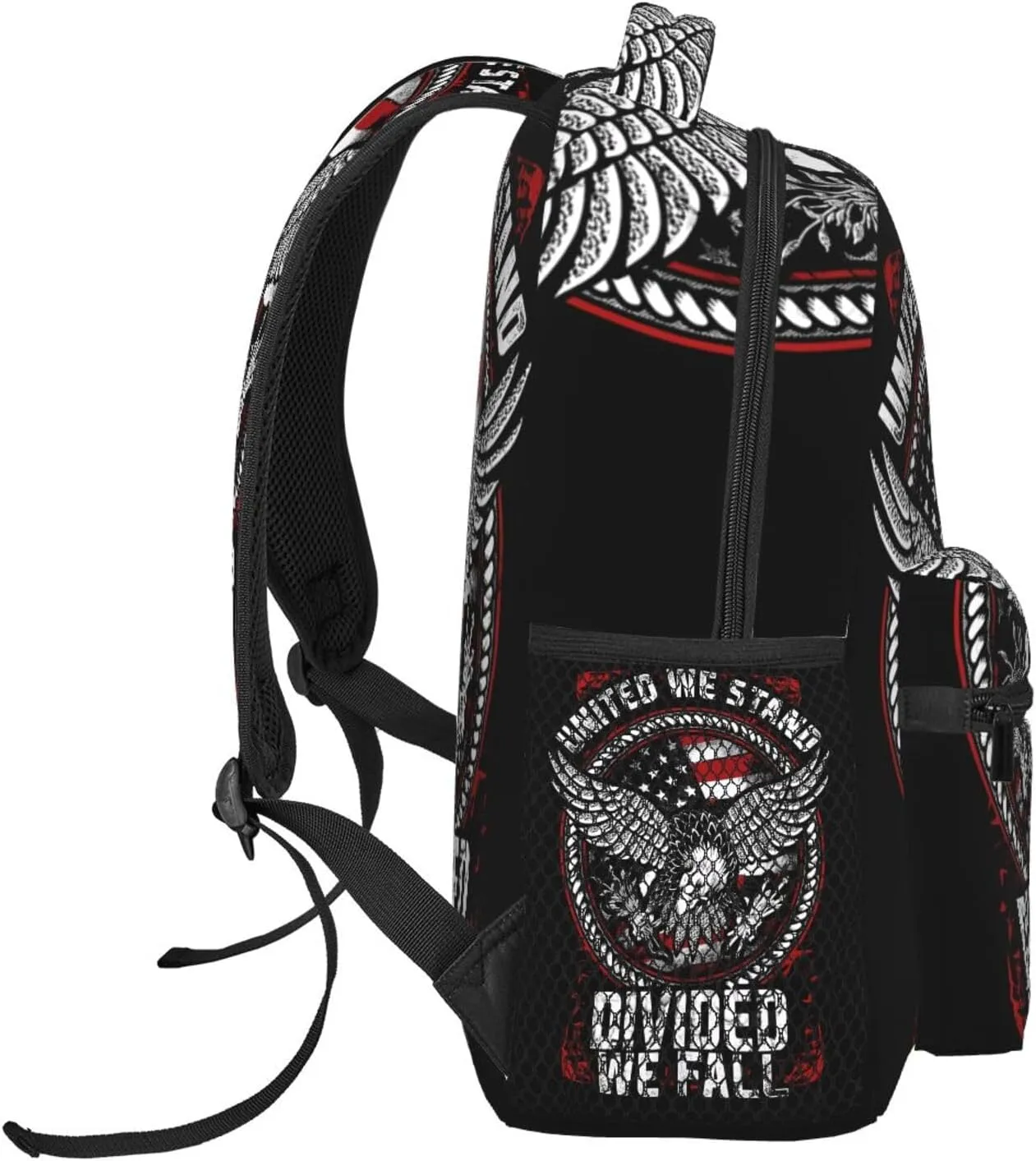 America Independence Day 1776 American Flag Backpack Casual Laptop Backpack Double Shoulder Bag Lightweight Backpack For Women Men Travel
