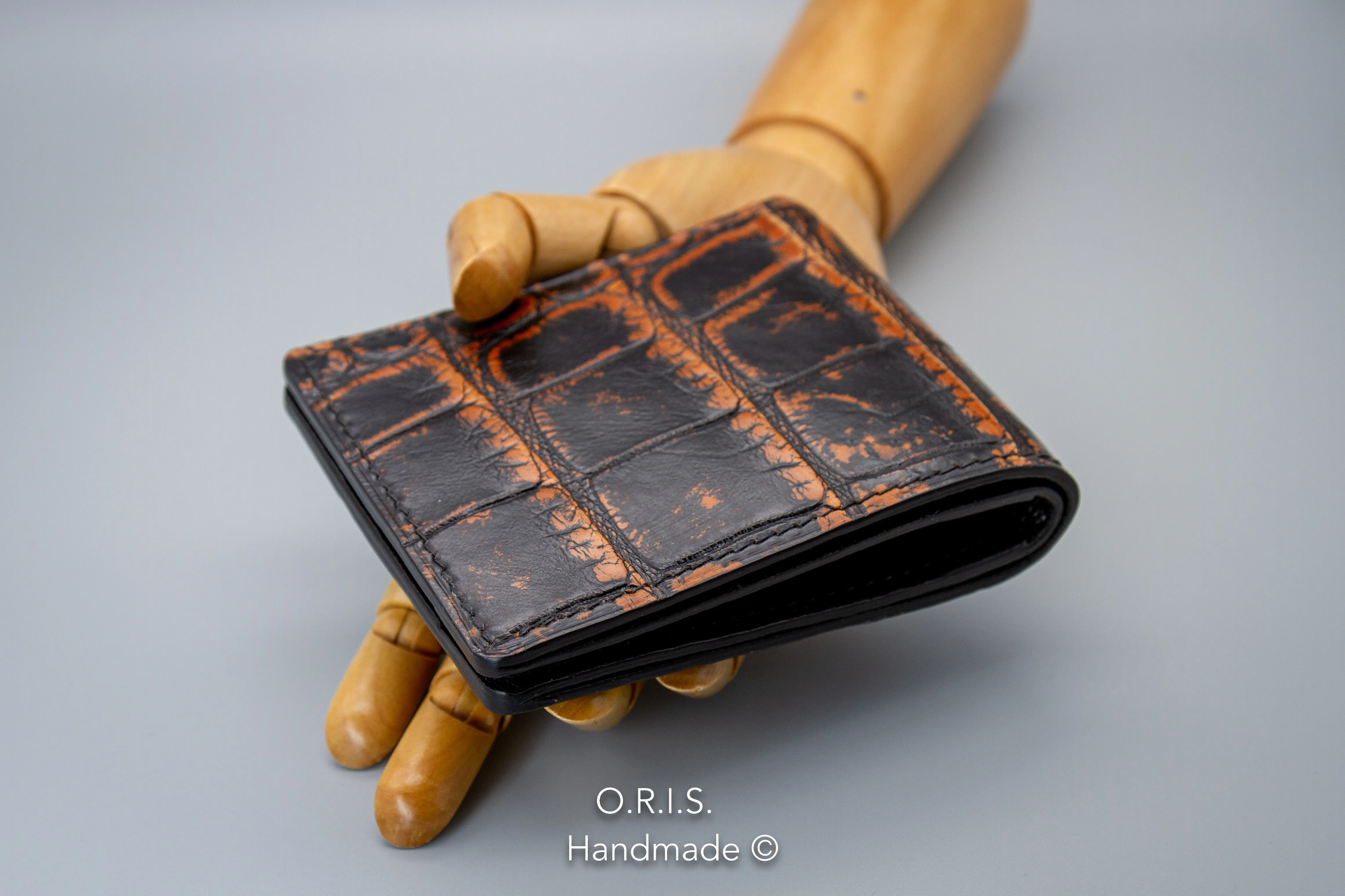 American Alligator Wallet - Limited Edition Outlaw Black