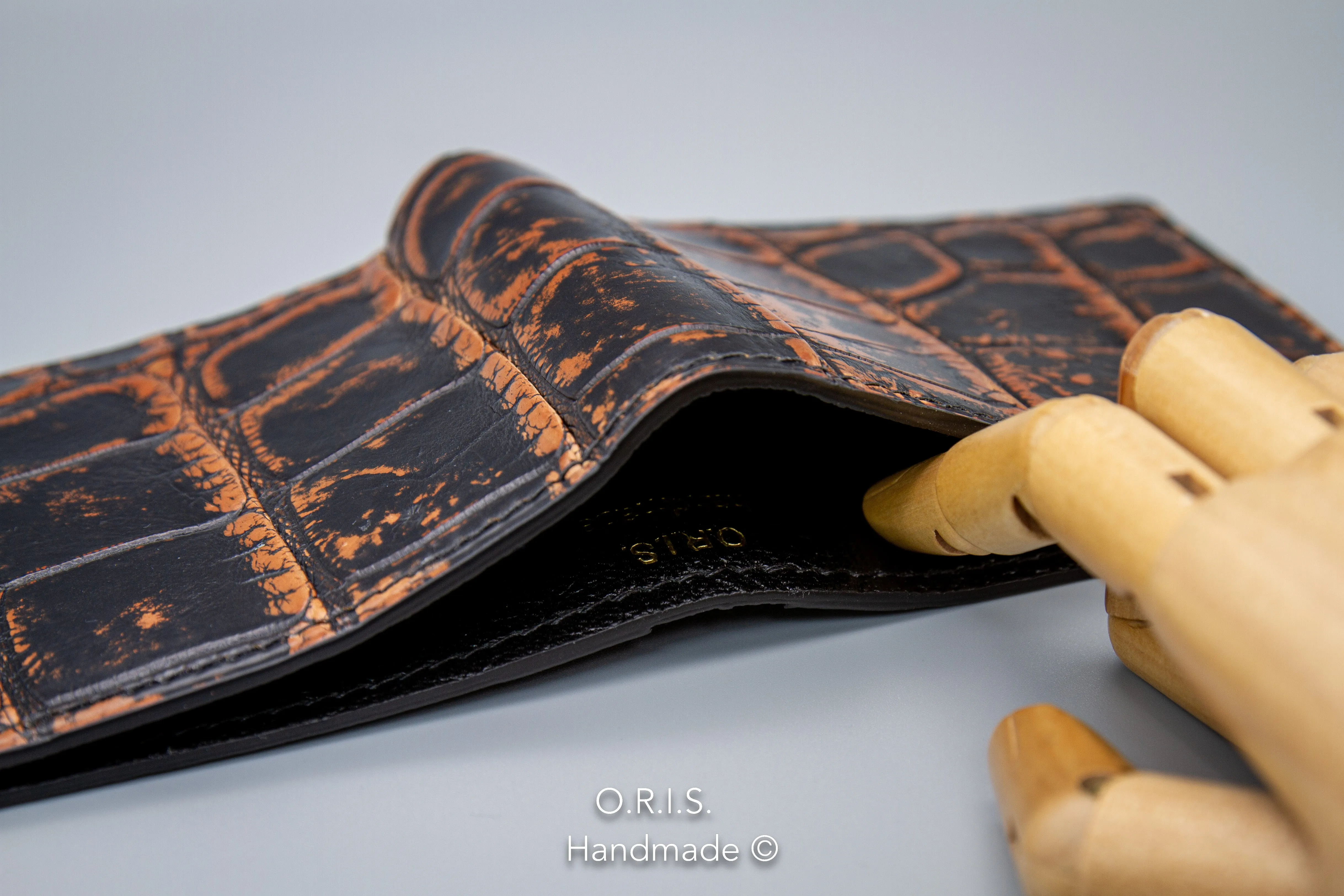 American Alligator Wallet - Limited Edition Outlaw Black