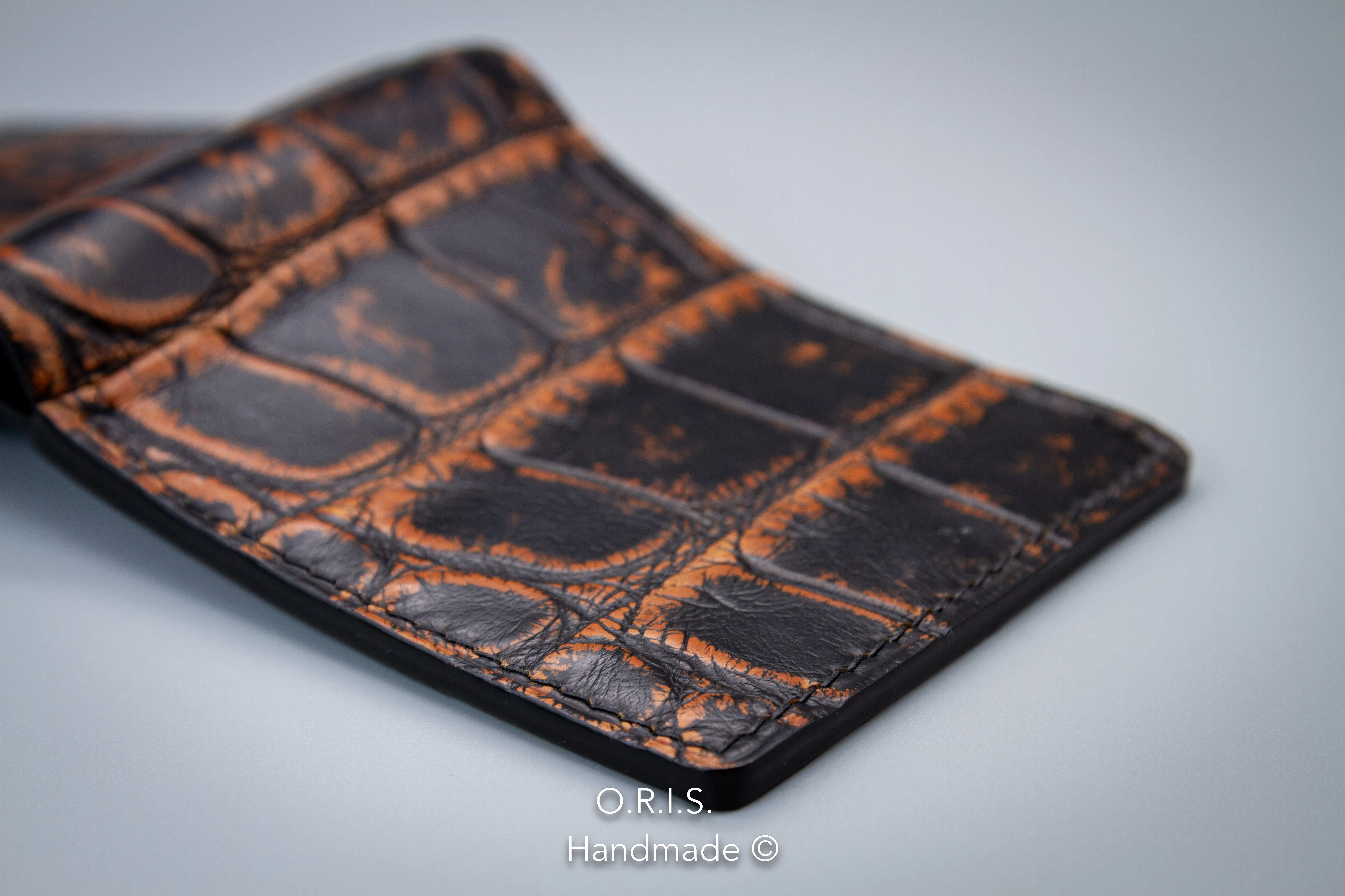 American Alligator Wallet - Limited Edition Outlaw Black