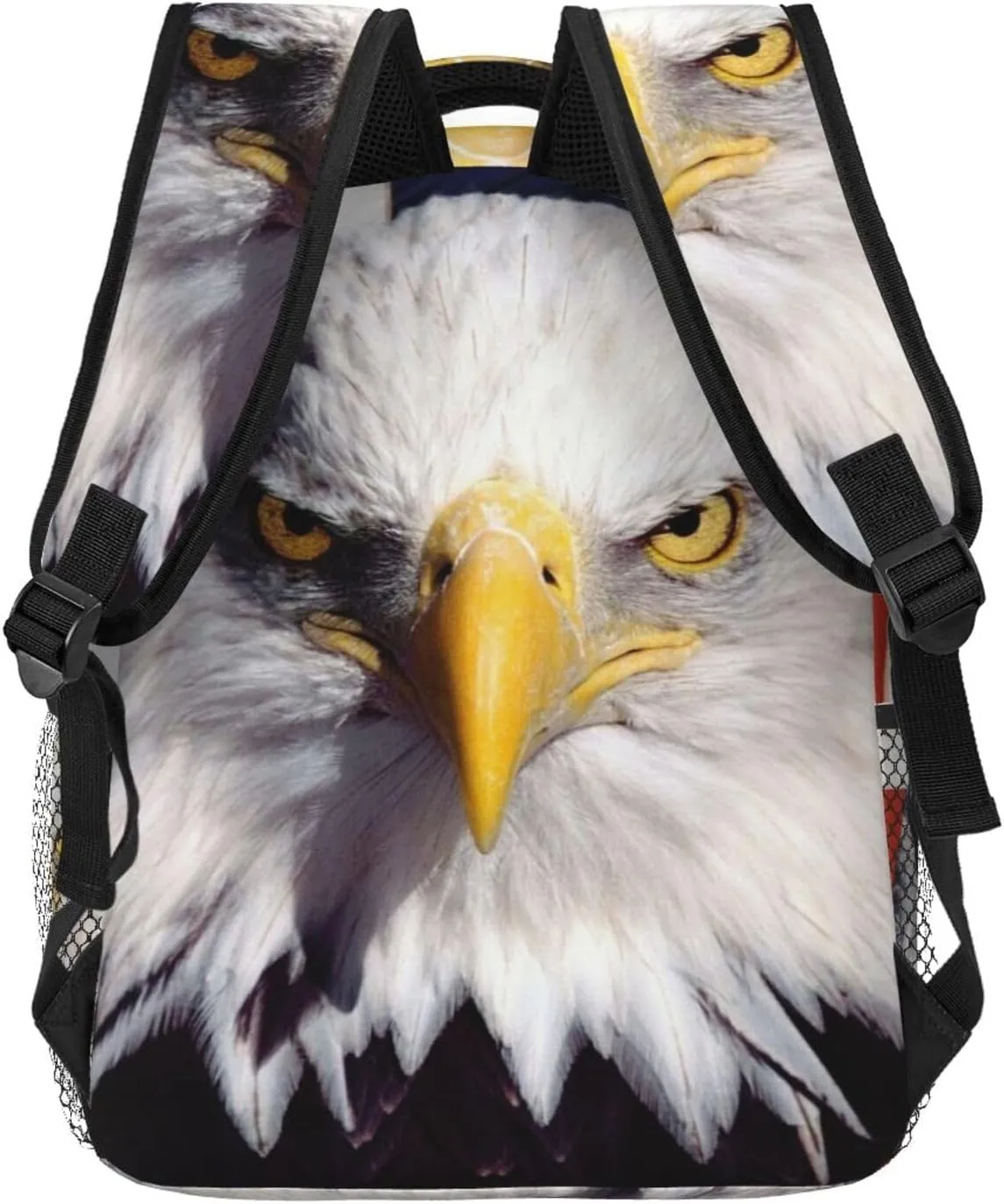 American Bald Eagle Backpack Laptop Backpack Sports Travel Shoulder bag Light casual backpack