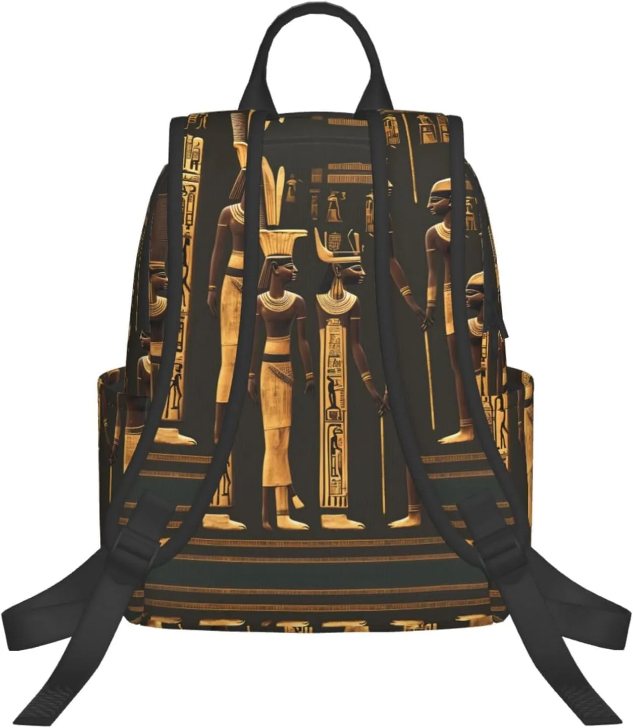 Ancient Egyptian Hieroglyph Print Lightweight Backpack, Travel Bookbag College Bag,Laptop Backpack For Men Women