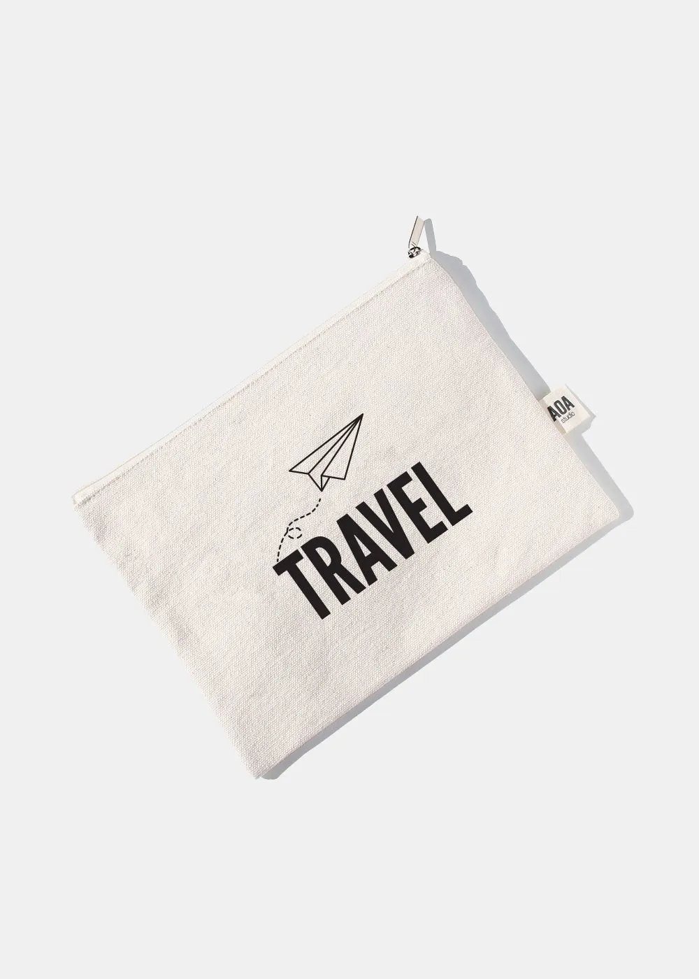 AOA Canvas Pouch - TRAVEL