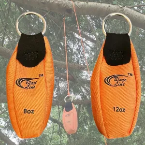 Arborist Throw Weight Pouch Bag 2-Pack Set (8 OZ and 12 OZ)- Outdoor Sports Arborist Tree Climbing Rope Climbing Tree Work Gear