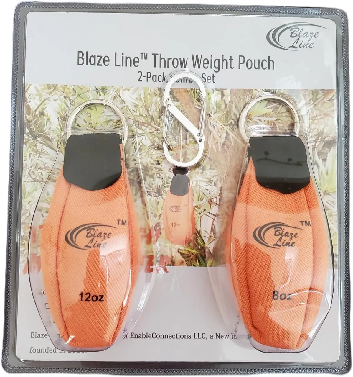 Arborist Throw Weight Pouch Bag 2-Pack Set (8 OZ and 12 OZ)- Outdoor Sports Arborist Tree Climbing Rope Climbing Tree Work Gear