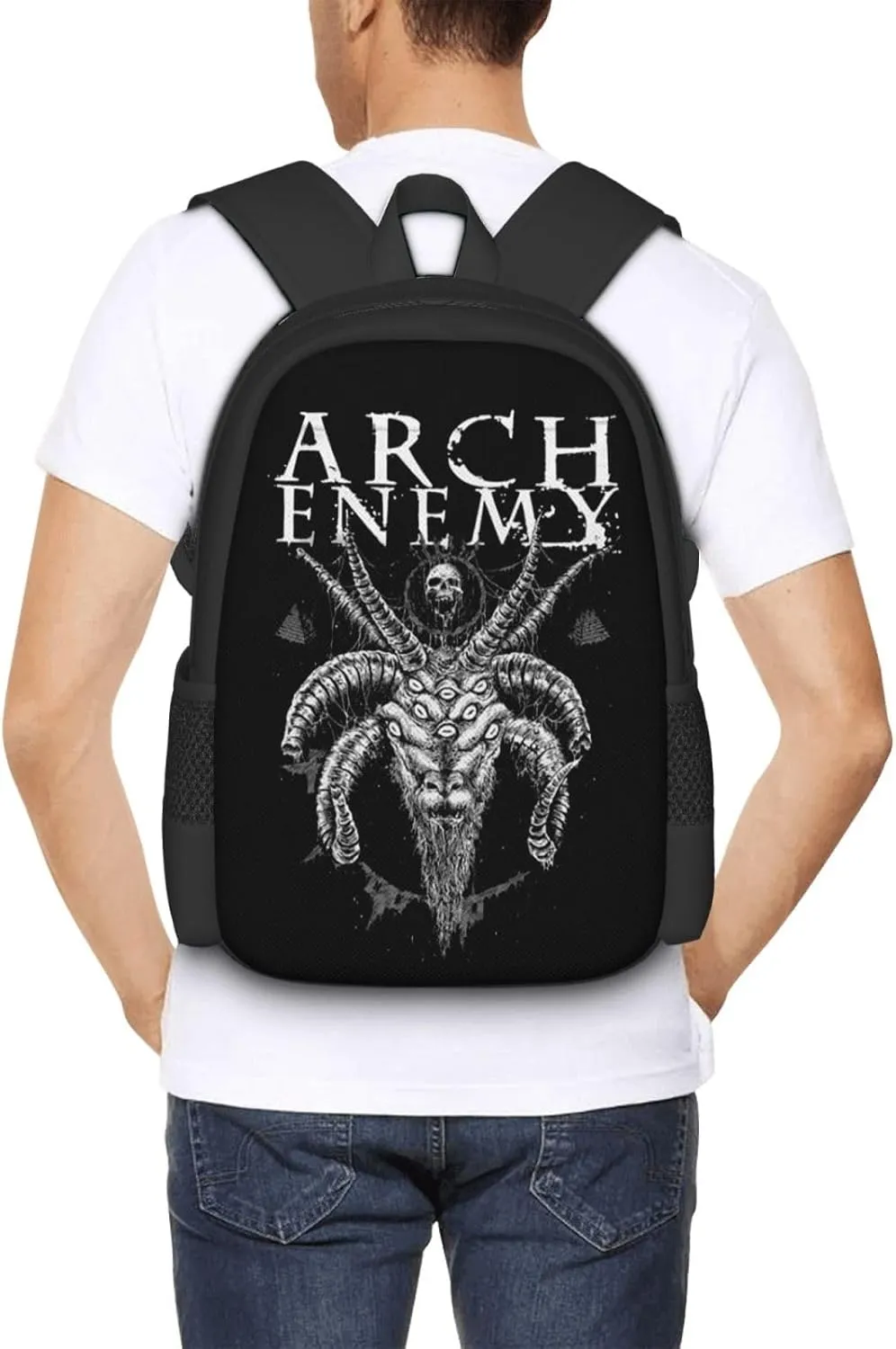 Arch Bridge Enemy School Backpack for Men Women College Bookbag Lightweight Backpack Casual Daypack