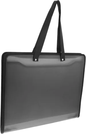 Art Organizer Storage File Bag Sketchbook Secure Document Pouch Multifunctional Art Portfolio Bag Handheld Zipper