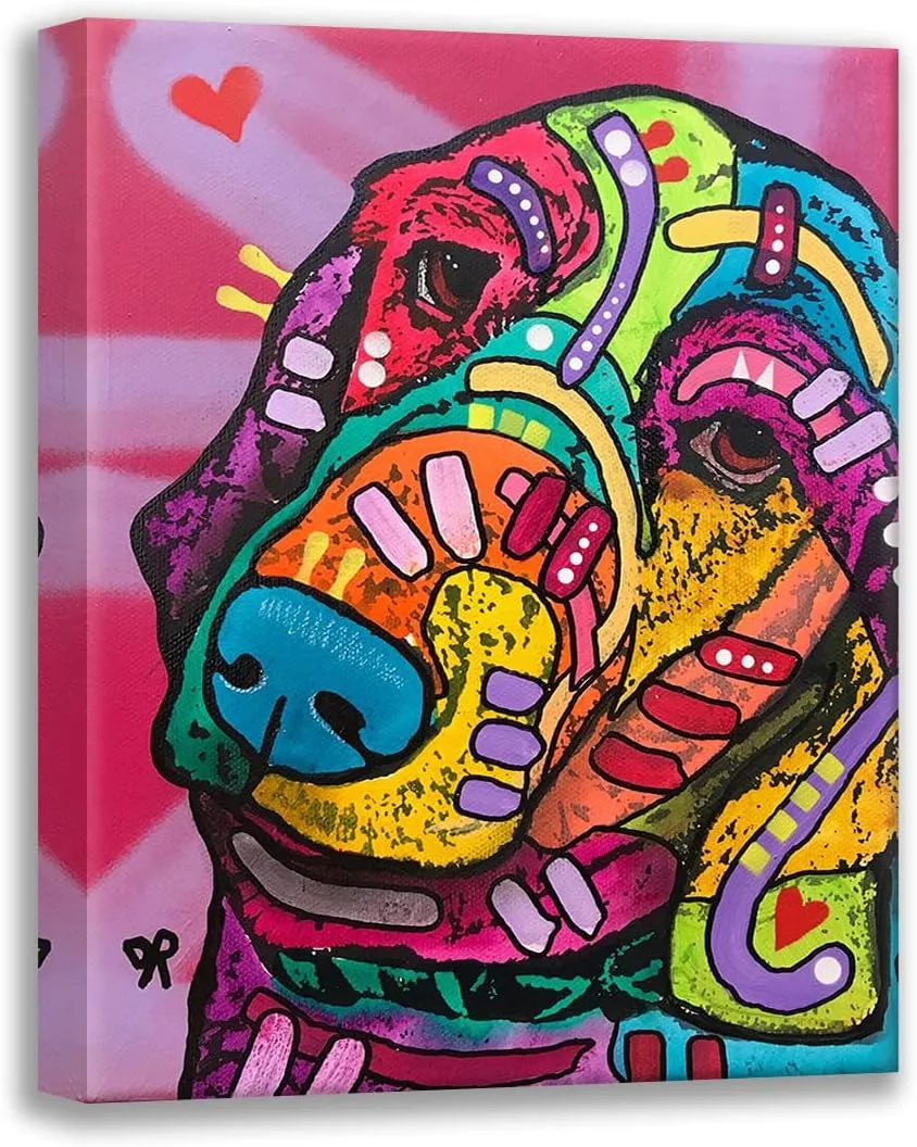 ArtDirect Dean Russo Collection 20x24 Gallery Wrapped Canvas Museum Art Titled: Charlotte