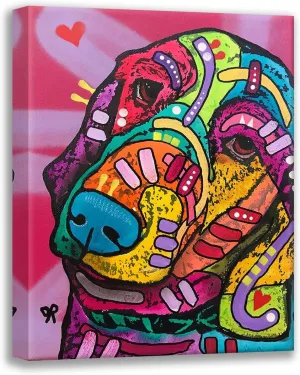 ArtDirect Dean Russo Collection 20x24 Gallery Wrapped Canvas Museum Art Titled: Charlotte