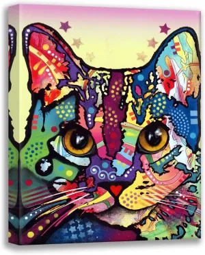 ArtDirect Dean Russo Collection 20x24 Gallery Wrapped Canvas Museum Art Titled: Maya Cat