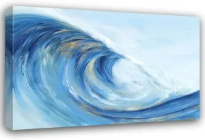 ArtDirect Wave Curl I 18x13 Gallery Wrapped Canvas Museum Art by Isabelle Z