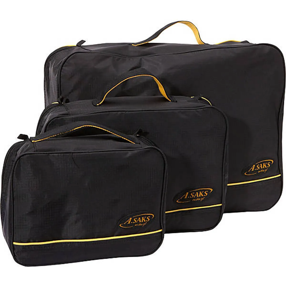 A.SAKS Luggage Packing Essentials, 3 Piece Paks (Square)