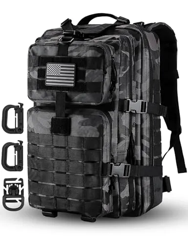 Assault Pack,Tactical Backpack Military Army Camping Rucksack, 3-Day Pack