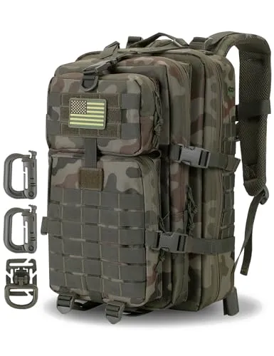 Assault Pack,Tactical Backpack Military Army Camping Rucksack, 3-Day Pack