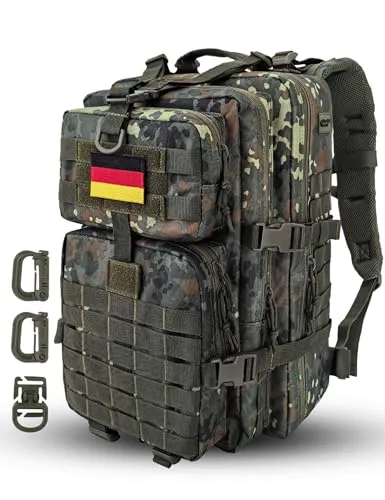 Assault Pack,Tactical Backpack Military Army Camping Rucksack, 3-Day Pack