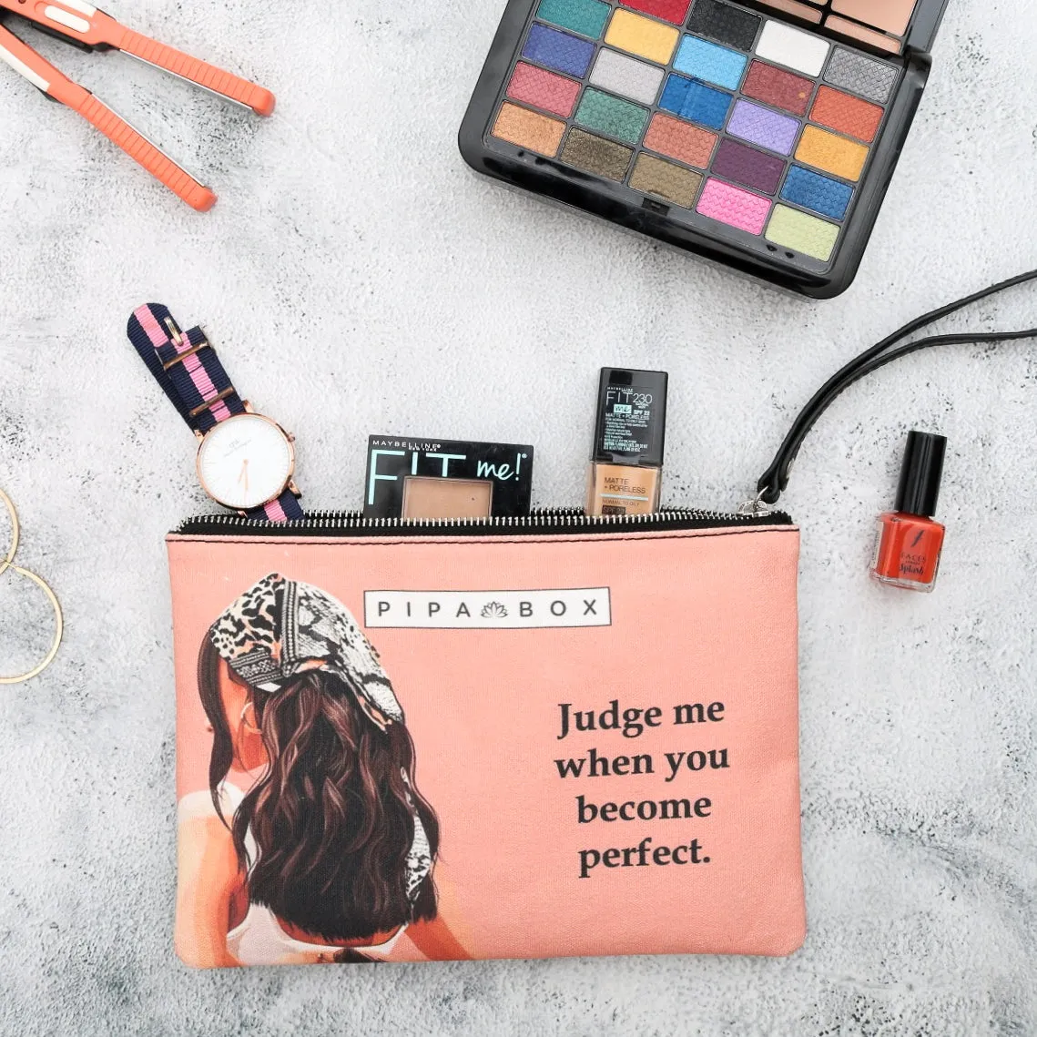 Au Contraire - Multi Purpose Canvas Pouch