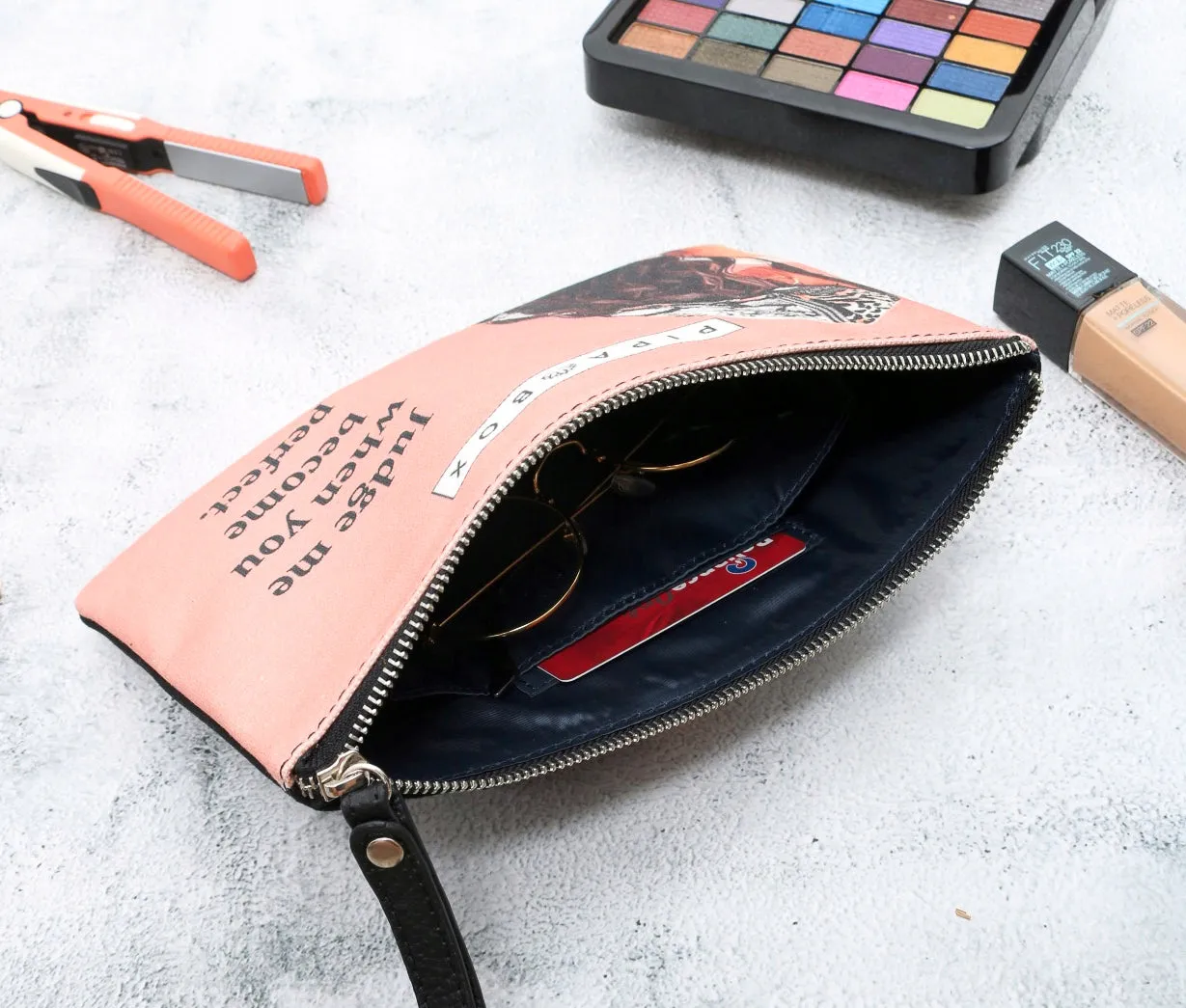 Au Contraire - Multi Purpose Canvas Pouch