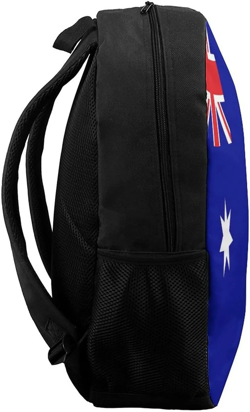 Australia Flag Backpack with Adjustable Straps, Suitable for Travel Picnics Activities