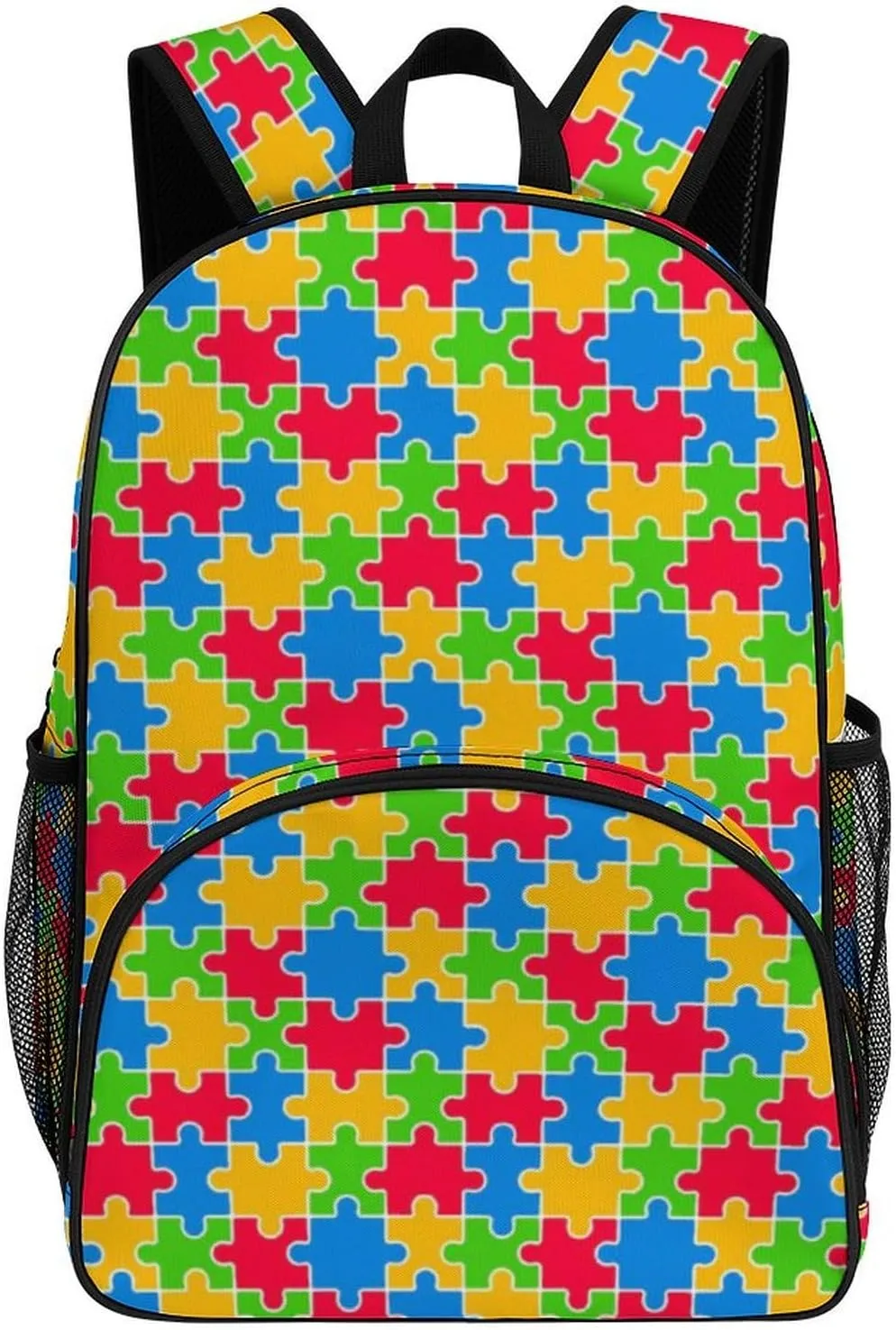 Autism Awareness Month Backpack for Worker Teacher Business Hiking Travel Bag Shoulders Bag