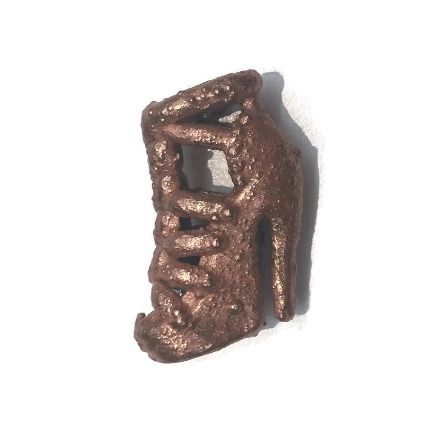 B Shoe Real Copper Necklace Charm Gender Fluid Kids or Adults