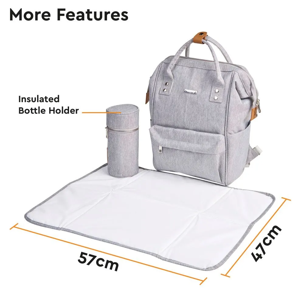 Bababing Mani Backpack - Grey Marl