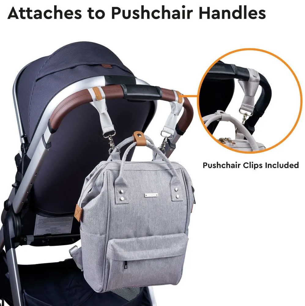 Bababing Mani Backpack - Grey Marl