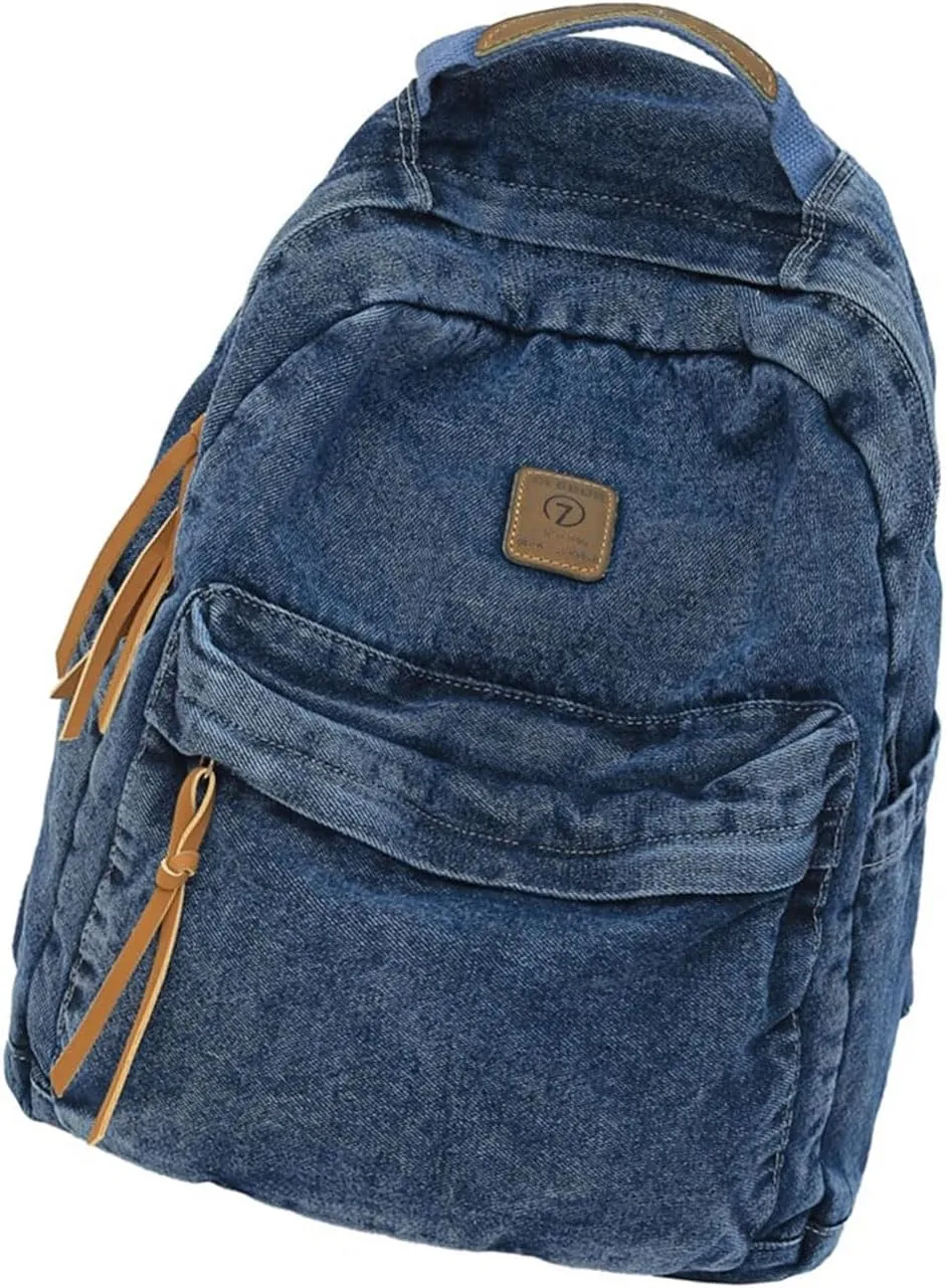 Back Packs，Japanese Styles Backpack Large Capacity Casual Daypacks Travel Bag Student School Bag Retro Denims Backpack