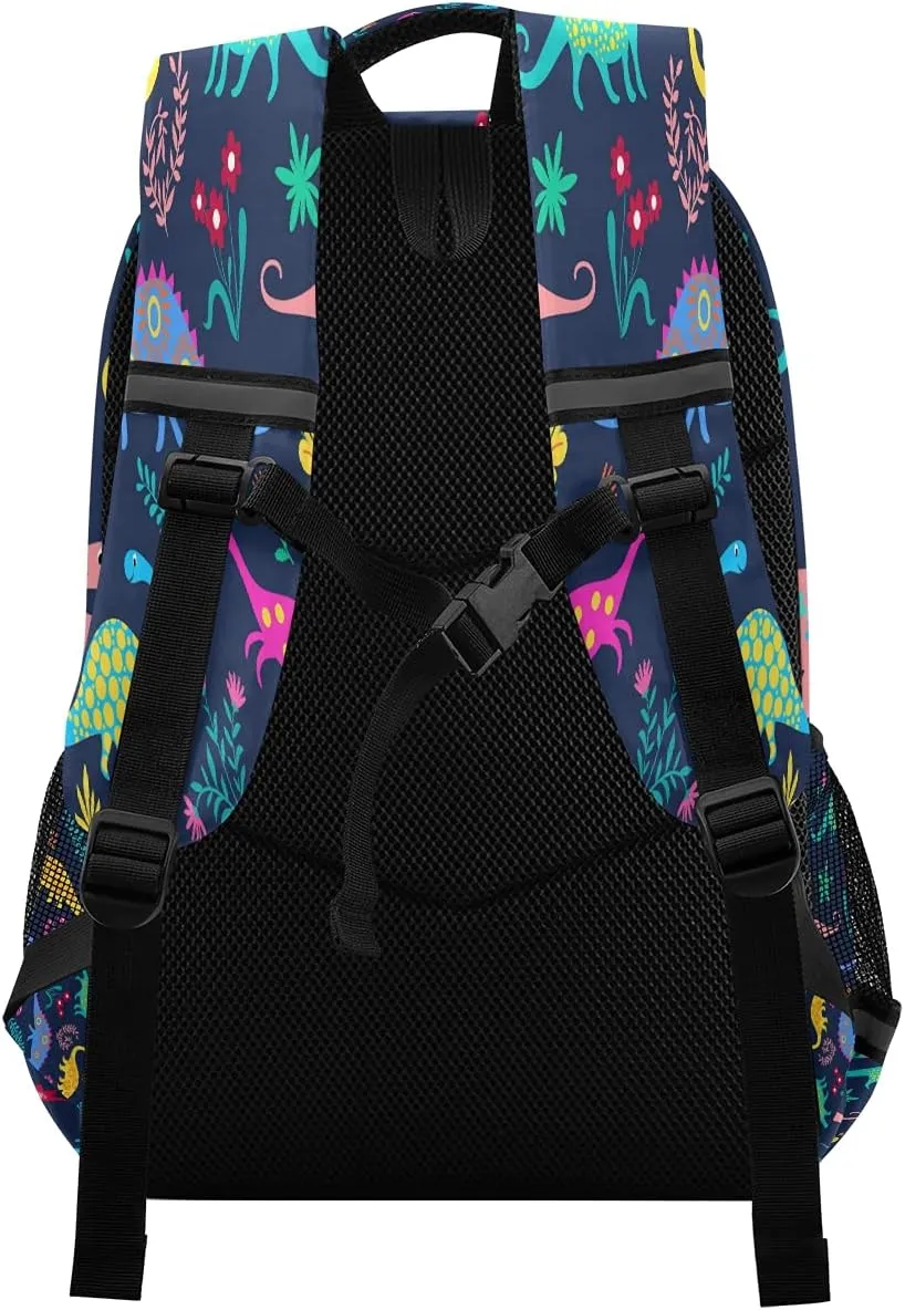 Backpack Dinosaurs Cute Kids Pattern Bookbag School Bag Travel Bag for Girls Boys Teen