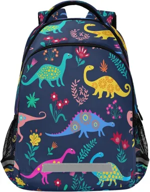 Backpack Dinosaurs Cute Kids Pattern Bookbag School Bag Travel Bag for Girls Boys Teen