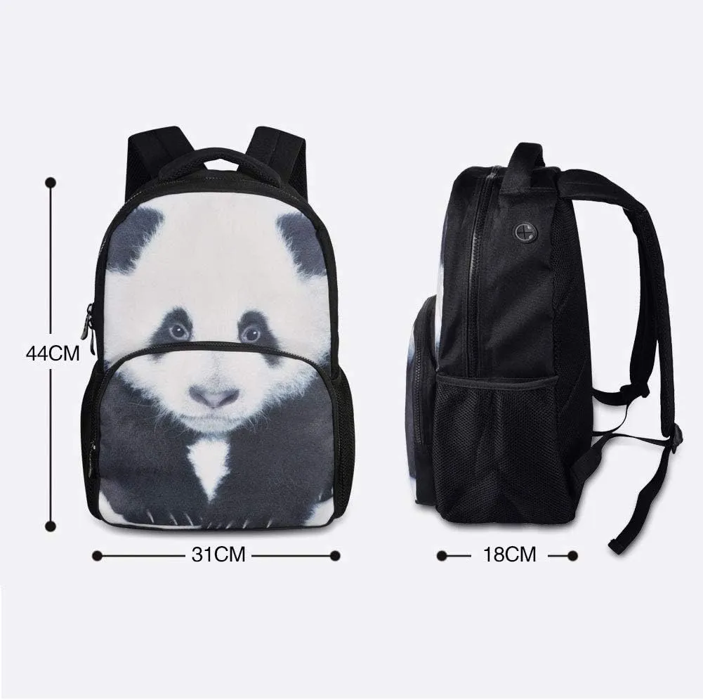 Backpack, for Age 6-16 Kids Boys Girls Shoulder Laptop Bag Horse Design