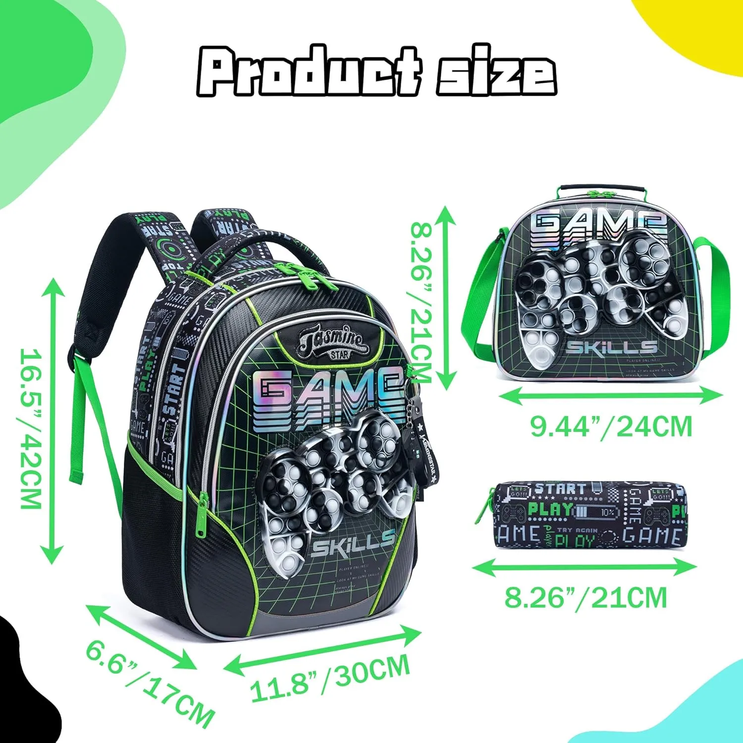Backpack for Girls Elementary Preschool Kids Lunch Box for School