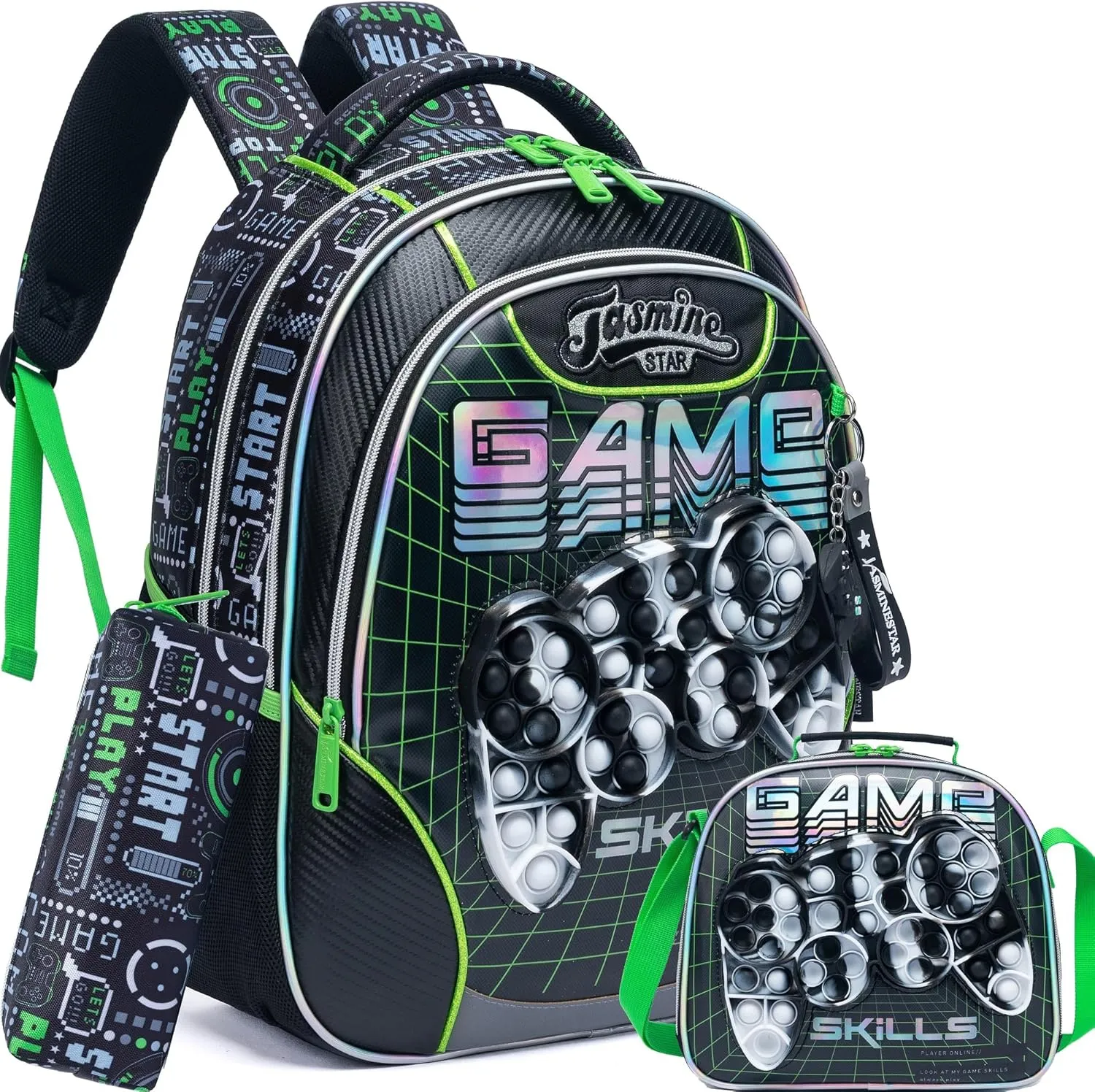 Backpack for Girls Elementary Preschool Kids Lunch Box for School