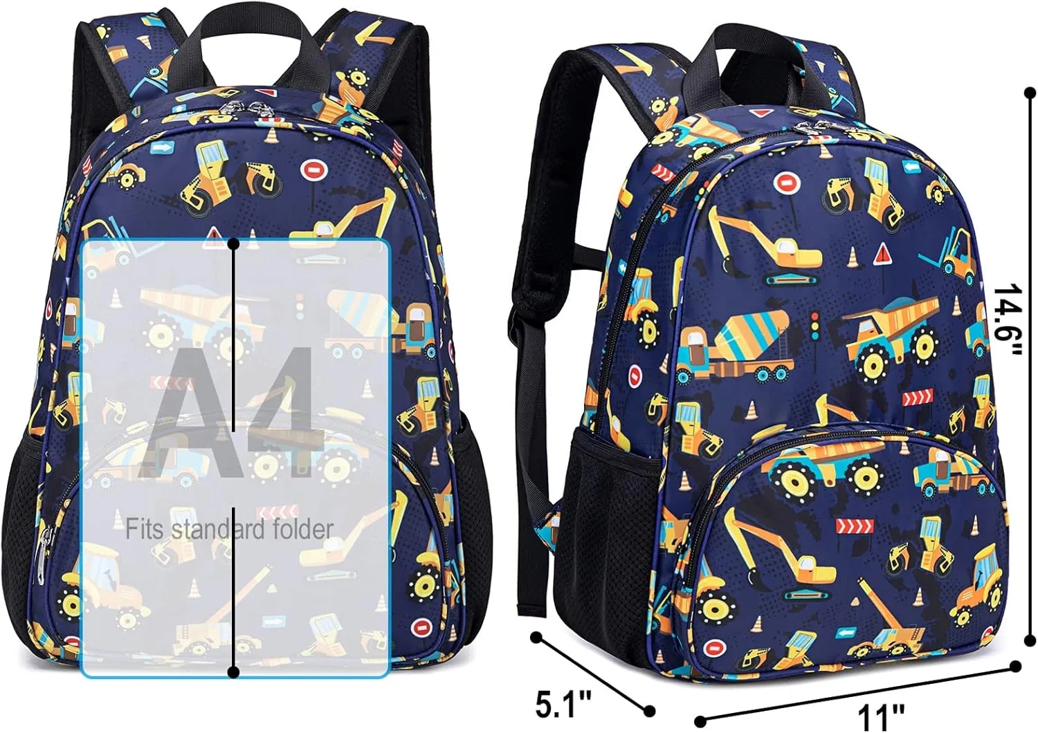 Backpack for Kids Boys Girls Preschool Kindergarten Bookbag Set with Lunch Box Toddler School Bag