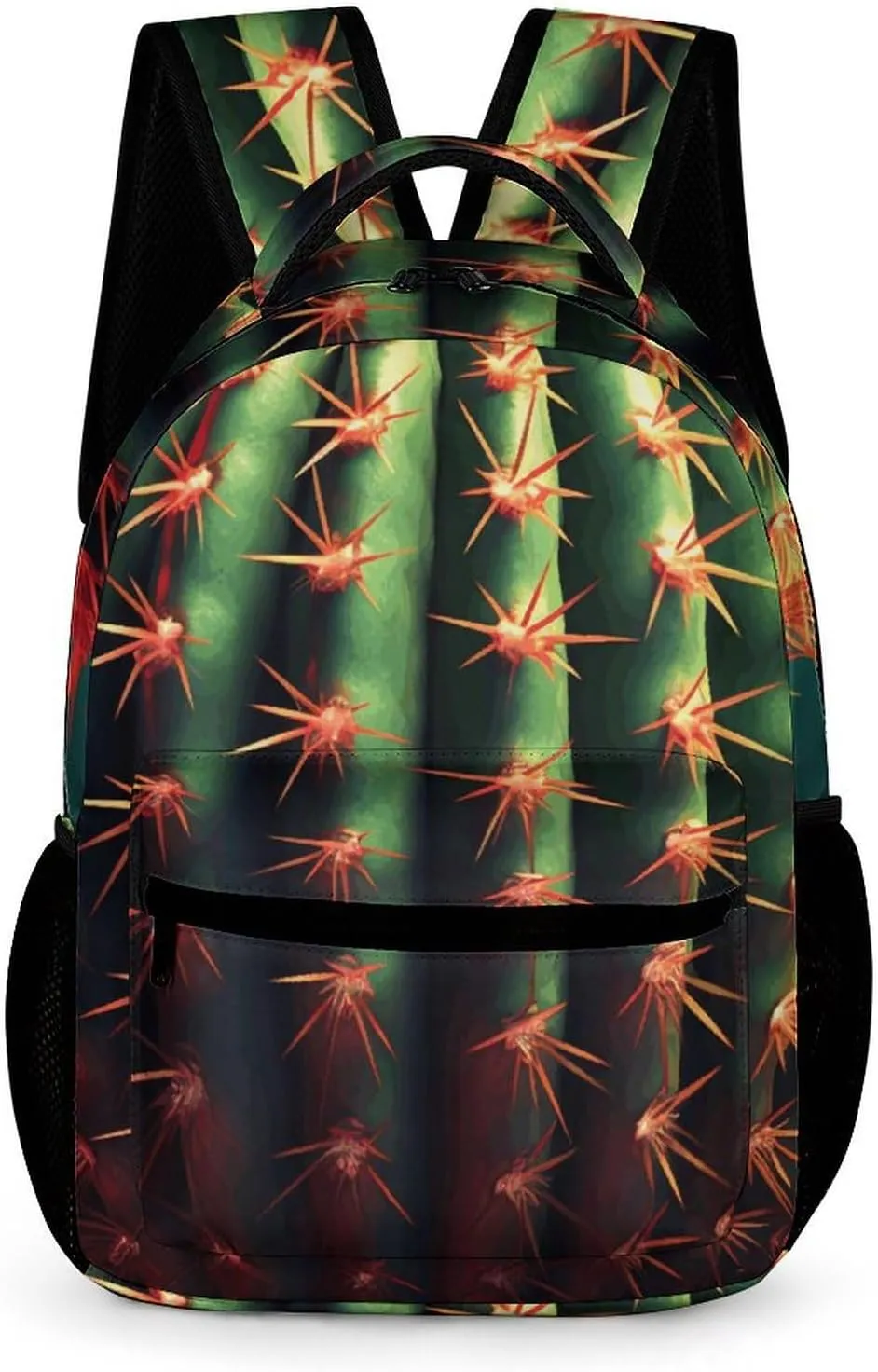 Backpack for Men Women Lightweight Bookbag Red Thorn Laptop Backpack Adjustable Casual Daypack for Work Travel