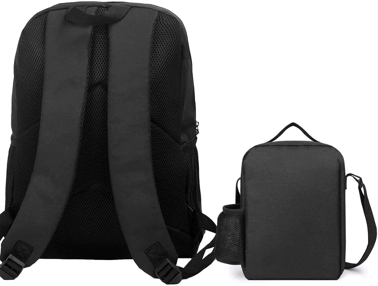 Backpack for Unisex with Lunch Box Daypack with Lunch Bag Makeup Bag Tribal Navajo Indiana Western Southwest Ethnic (3) Bookbag
