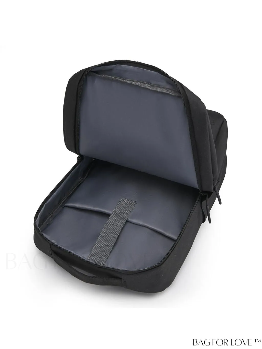 BagForLove - Business Laptop Backpack with Two Tone Charging Port and Zipper