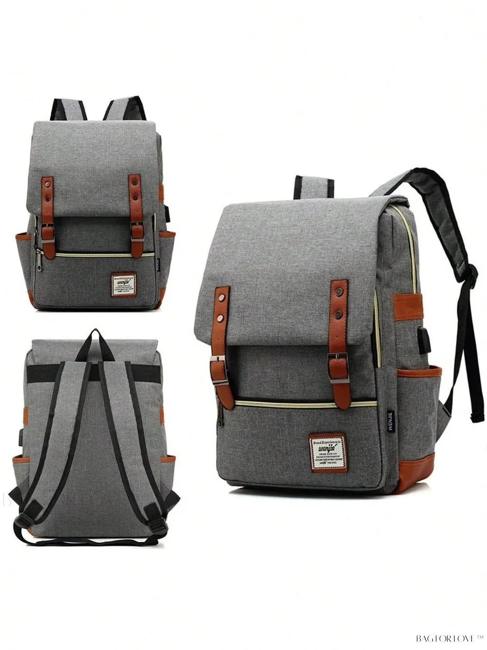 BagForLove - Travel-Friendly Notebook Bag with Built-In USB Charging Hub
