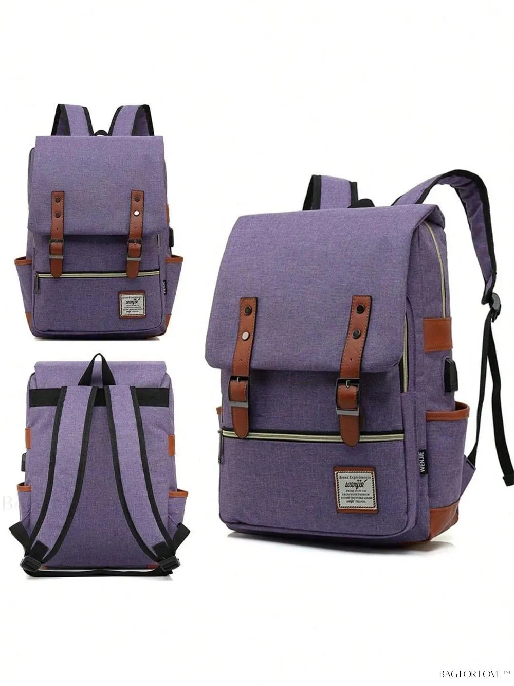 BagForLove - Travel-Friendly Notebook Bag with Built-In USB Charging Hub
