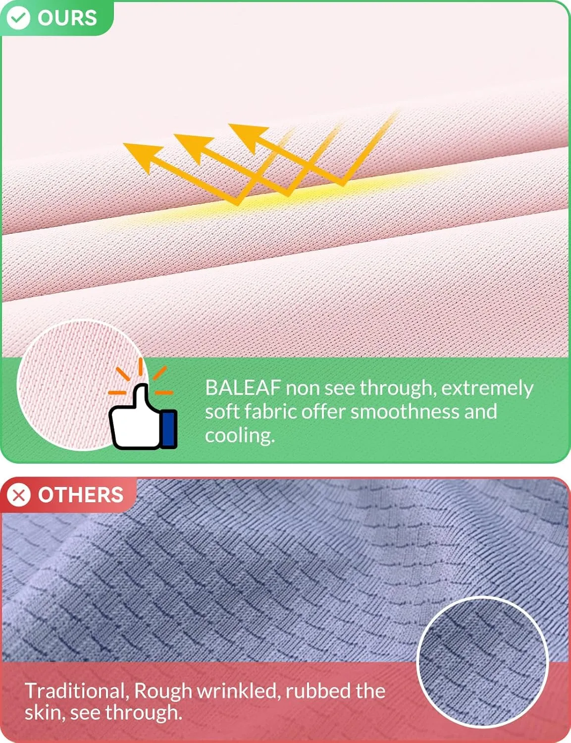 baleaf Women's Sun Shirt UV Protection Shirts Rash Guard Pockets SPF UPF 50  Quick Dry Long Sleeve Clothing