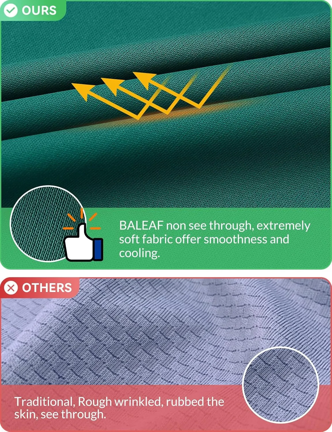 baleaf Women's Sun Shirt UV Protection Shirts Rash Guard Pockets SPF UPF 50  Quick Dry Long Sleeve Clothing