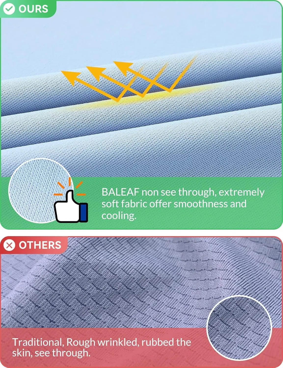 baleaf Women's Sun Shirt UV Protection Shirts Rash Guard Pockets SPF UPF 50  Quick Dry Long Sleeve Clothing