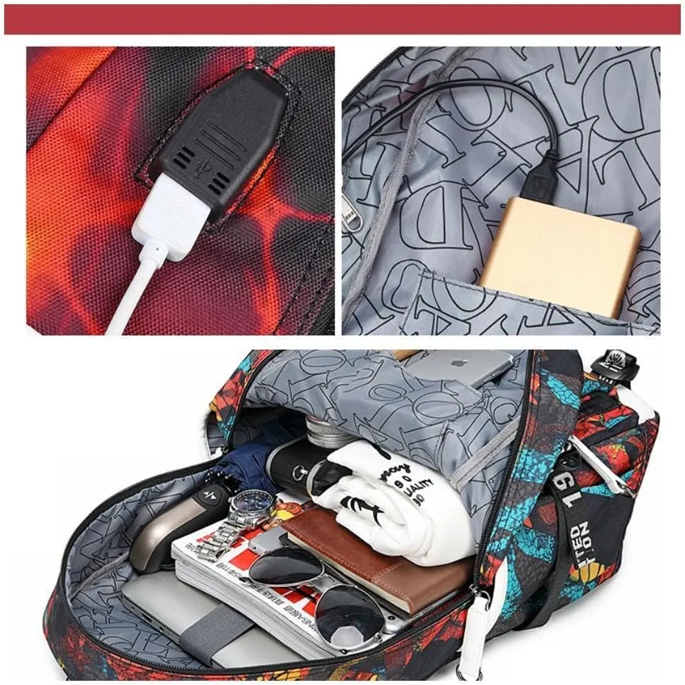 Basketball Player 23 Student School Bag, Laptop Backpack, Ultra-Light Travel Bag, For Men And Women (Black3)