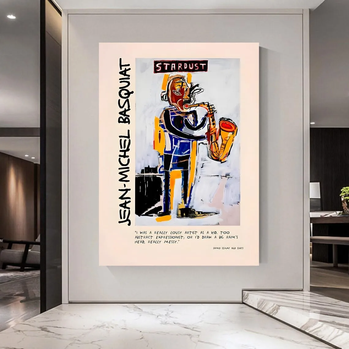 Basquiat Poster, Canvas Prints Jean Michel Basquiat Art, Basquiat Art Wall Decor, Street Wall Art, Basquiat Wall Art, Basquiat Decoration, Framed Basquiat Home Decor Ready To Hang