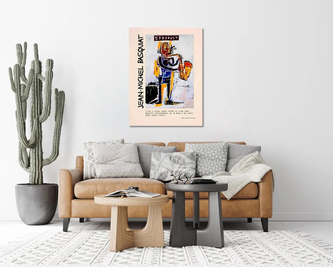 Basquiat Poster, Canvas Prints Jean Michel Basquiat Art, Basquiat Art Wall Decor, Street Wall Art, Basquiat Wall Art, Basquiat Decoration, Framed Basquiat Home Decor Ready To Hang