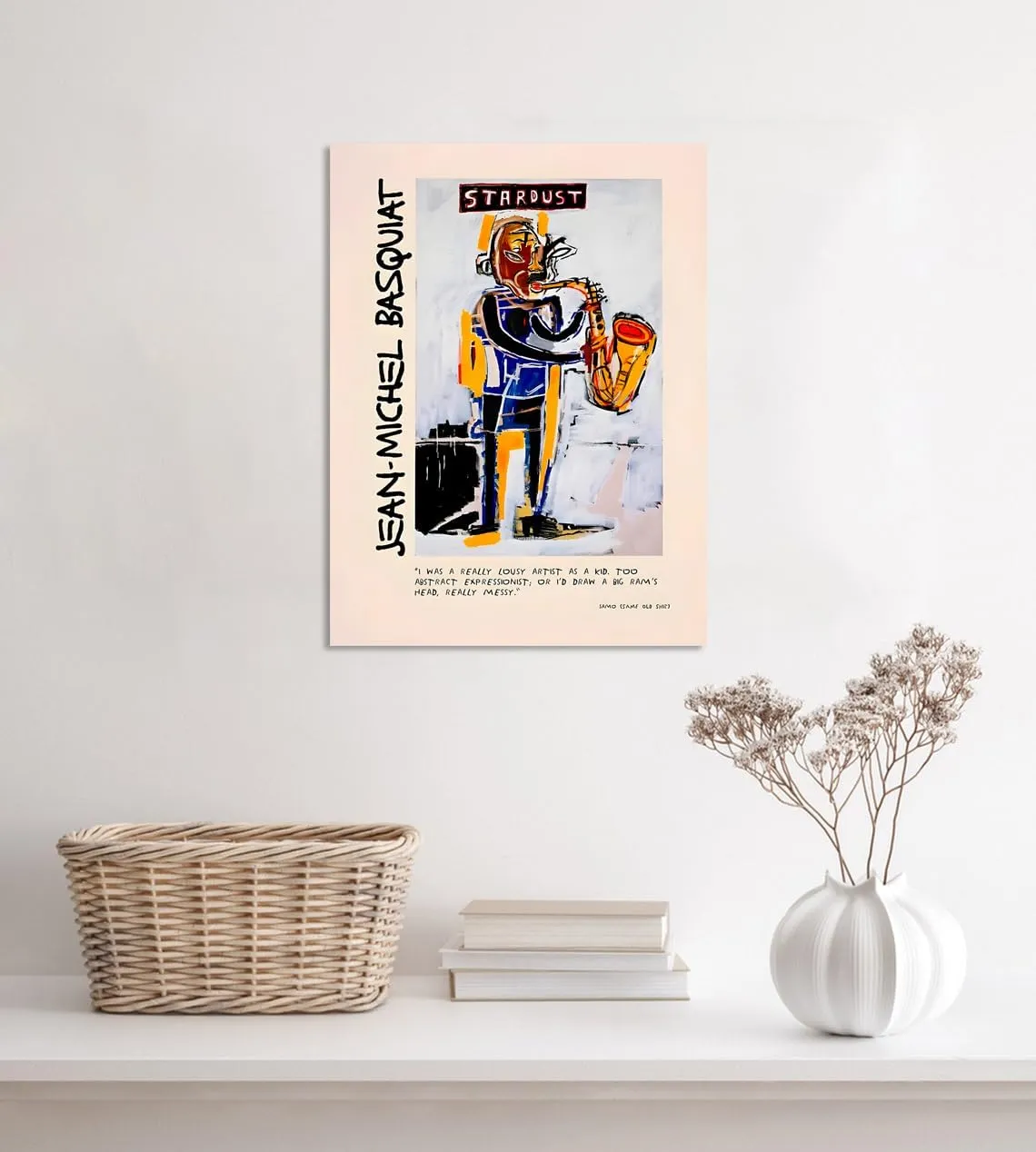 Basquiat Poster, Canvas Prints Jean Michel Basquiat Art, Basquiat Art Wall Decor, Street Wall Art, Basquiat Wall Art, Basquiat Decoration, Framed Basquiat Home Decor Ready To Hang
