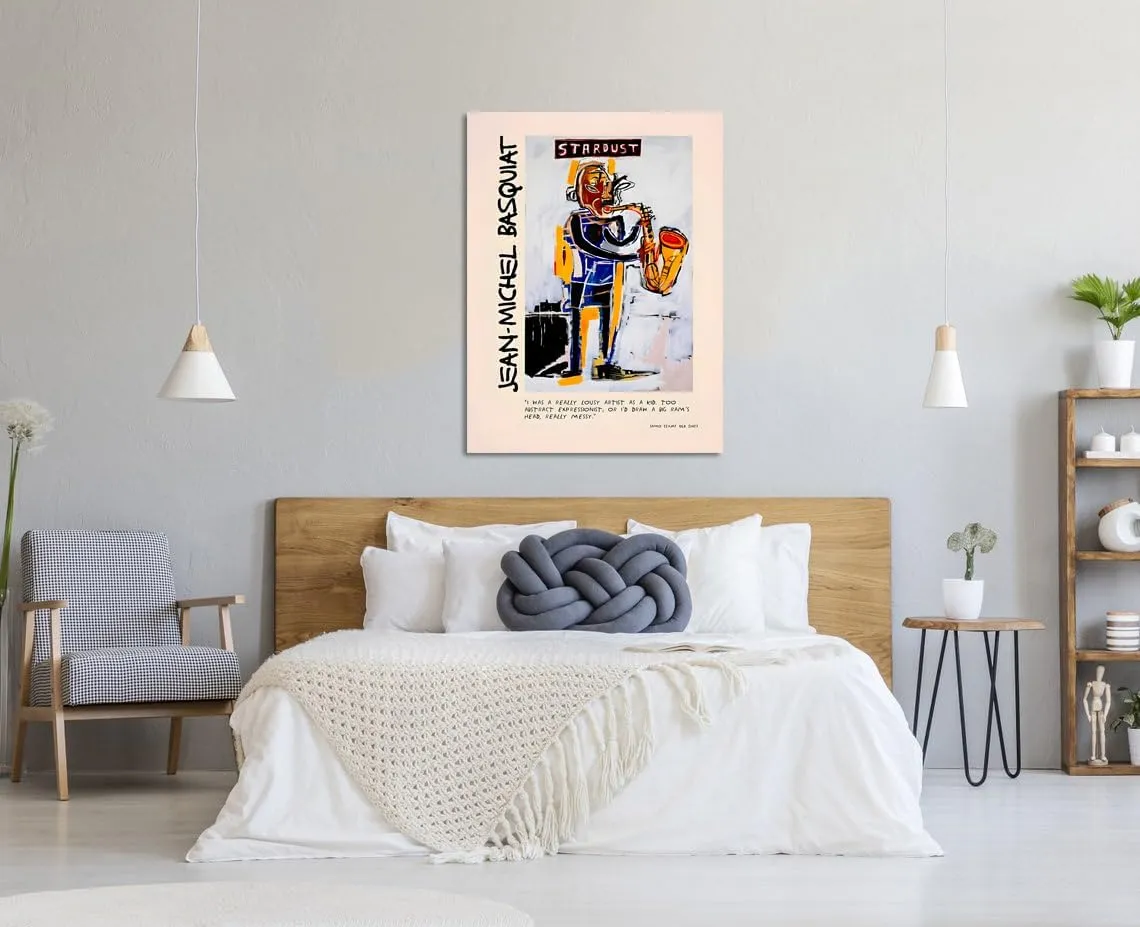 Basquiat Poster, Canvas Prints Jean Michel Basquiat Art, Basquiat Art Wall Decor, Street Wall Art, Basquiat Wall Art, Basquiat Decoration, Framed Basquiat Home Decor Ready To Hang